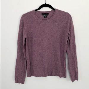 Tahari cashmere crew neck sweater